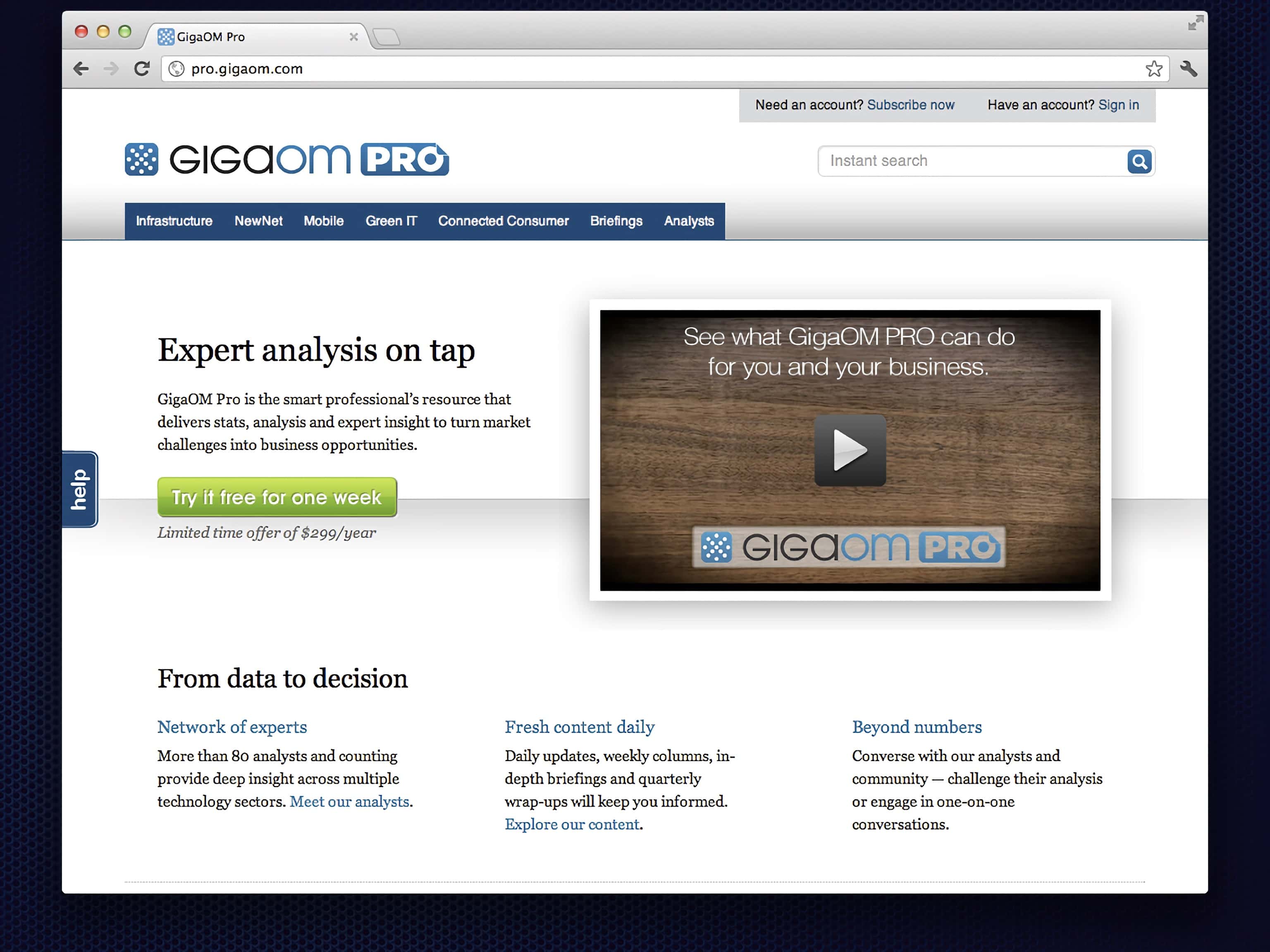 GigaOM Pro is our subscription-based market research library for technology verticals.